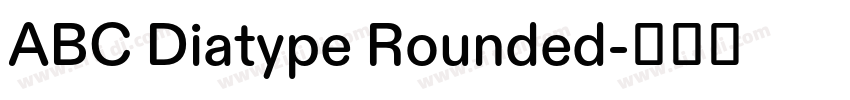 ABC Diatype Rounded字体转换